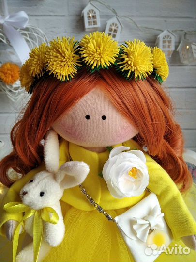 Текстильная интерьерная кукла