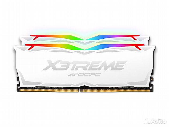 32Gb DDR4 3200MHz ocpc X3 RGB White (MMX3A2K32GD43