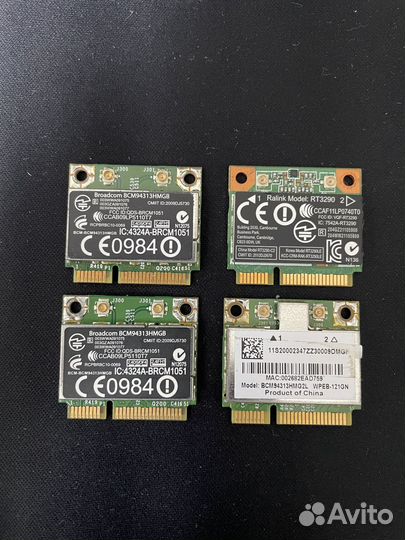 Mini PCI-E Wi-Fi+BT Адаптеры