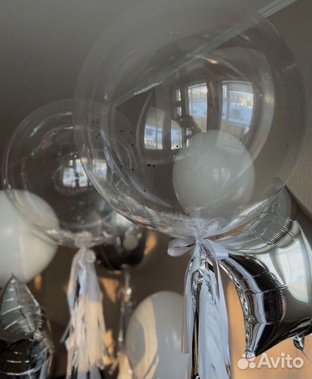 Воздушный и гелевые шары