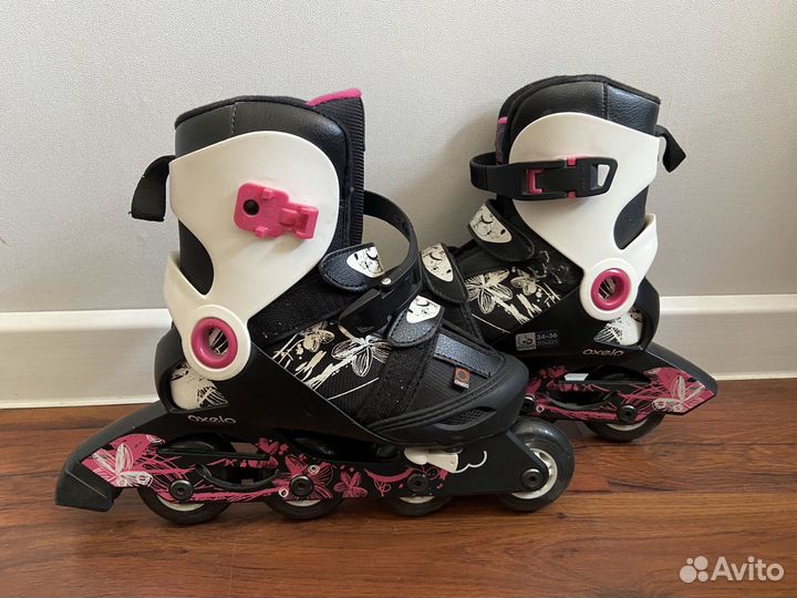 Ролики детские раздвижные 34-36