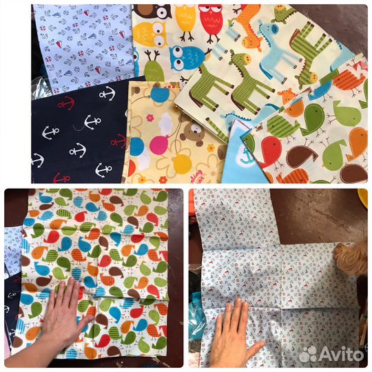 Остатки ткани для рукоделия