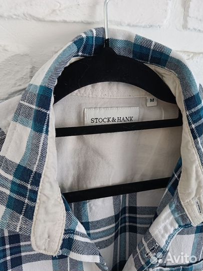 Рубашка в клетку мужская размер m