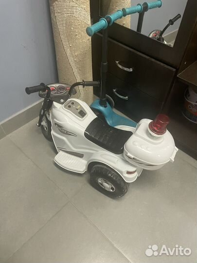 Детский мотоцикл на аккумуляторе бу