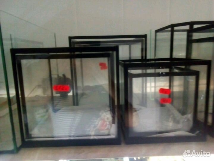 Новые аквариумы (куб, прямоуг)