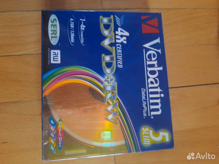 Диски DVD - RW и DVD - R новые