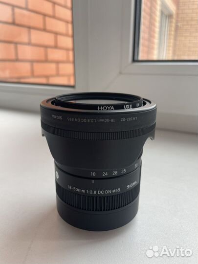 Объектив sigma 18 50 f2.8 sony e
