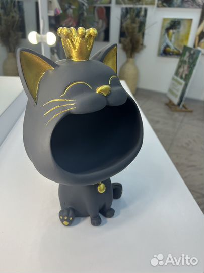 Органайзер/конфетница/ваза Счастливый Кот