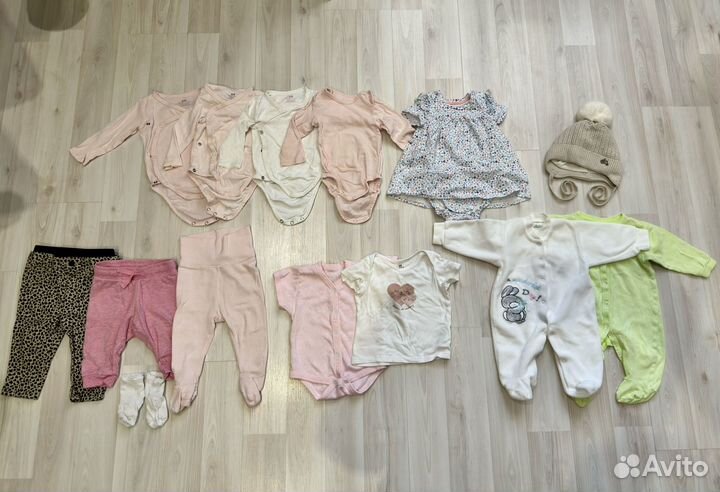 Вещи HM на девочку 68 размер пакетом H&M