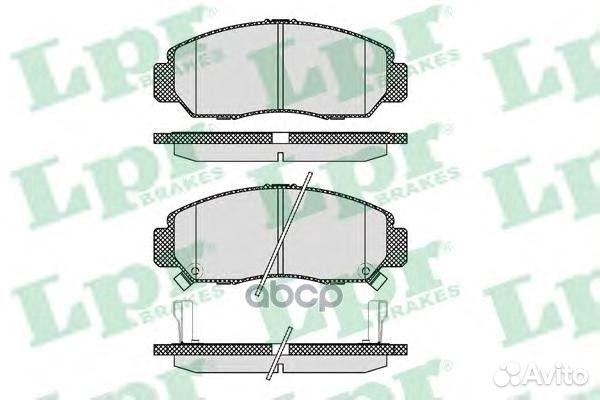 Колодки тормозные дисковые 05P1071 Lpr