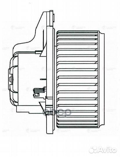 Вентилятор отоп. LFh 0870 luzar