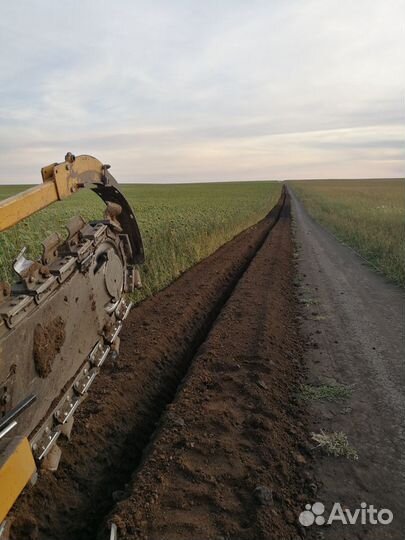 Услуги траншеекопатель траншеи под газ воду