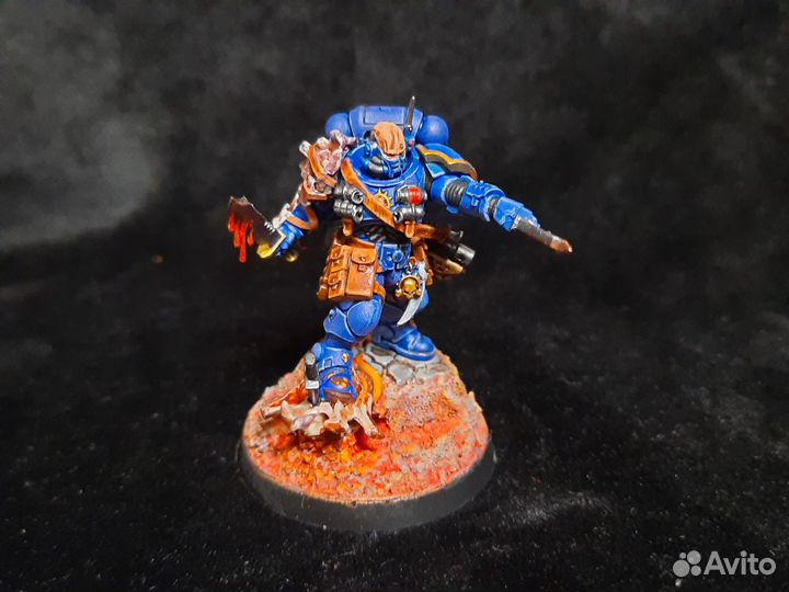 Warhammer 40k SM Lieutenant with Combi-Weapon: