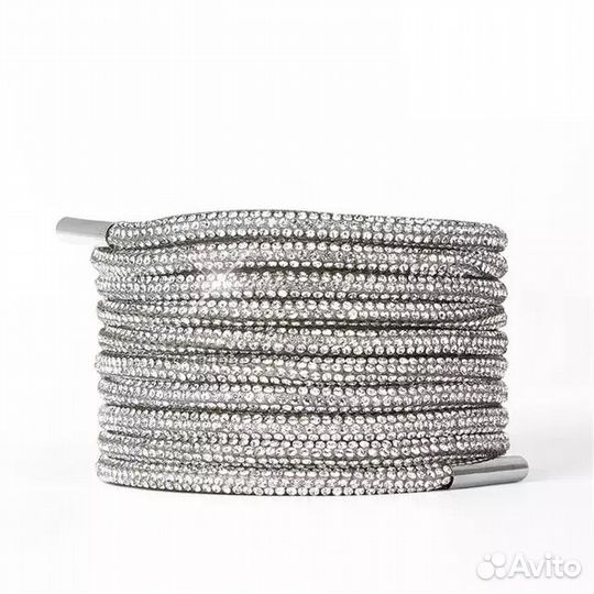 Шнурки со стразами