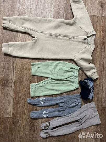 Детские вещи пакетом 74 80