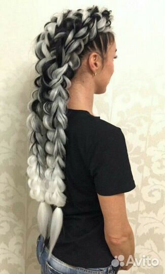 Косы с канекалоном, брейды, афро, 3д косы