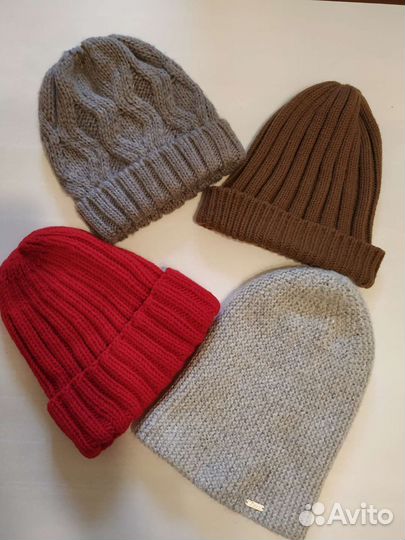 Шапки женские вязаные