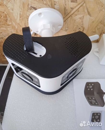 Камера видеонаблюдения 6м/п, 180 градусов, уличная