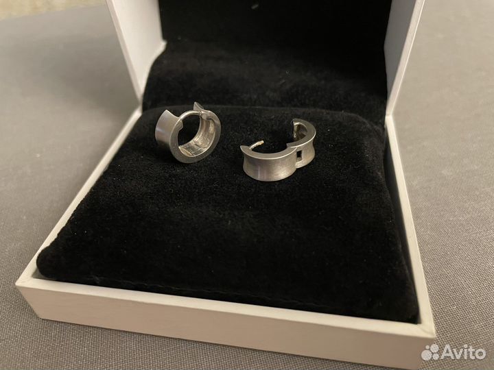 Серебряные серьги. Австрия