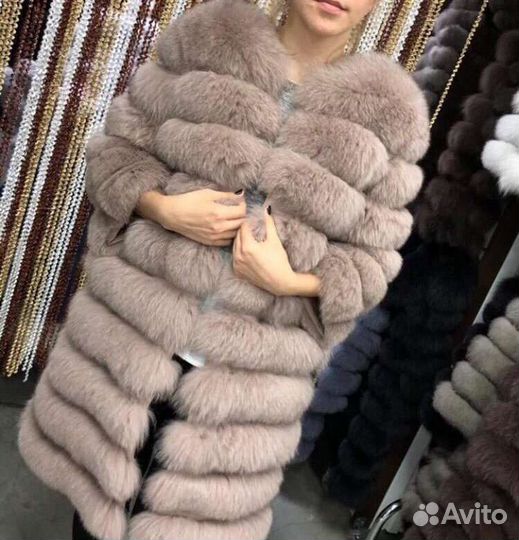 Шуба песец трансформер