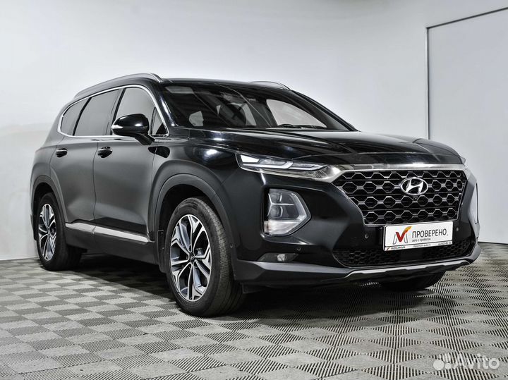 Hyundai Santa Fe 2.2 AT, 2019, 80 066 км