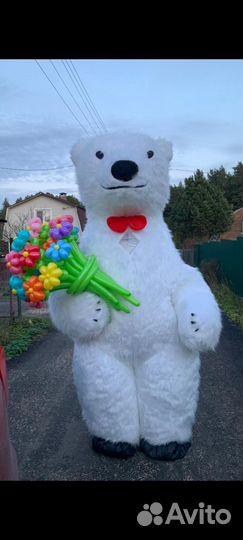 Ростовая кукла Белый медведь Степан