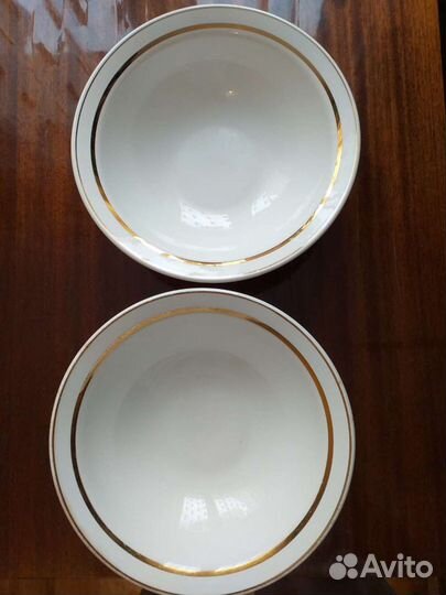 Фарфоровые салатники, тарелки зик 1958 год