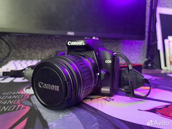 Зеркальный фотоаппарат canon eos 1000d