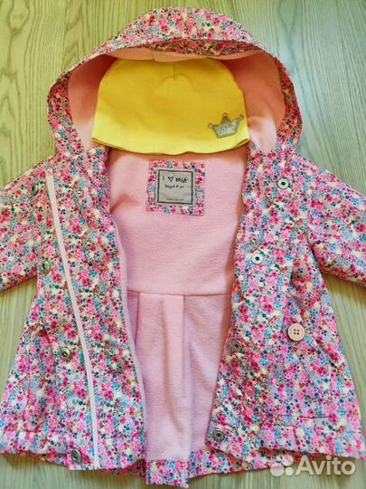 Куртка ветровка детская 80 на девочку