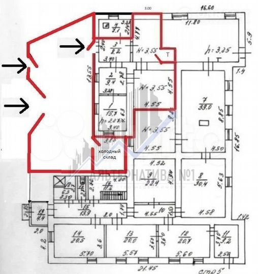 Помещение свободного назначения, 70 м2, в аренду в
