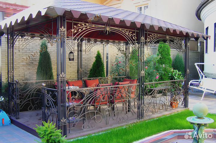 Беседки кованые для дачи с гарантией