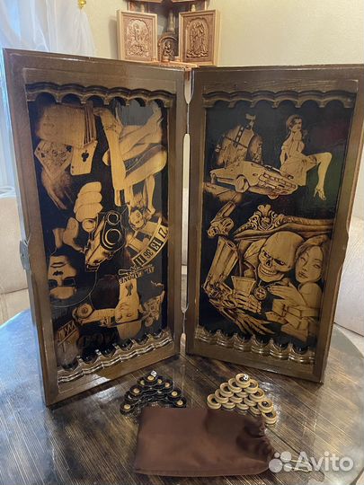 Нарды ручной работы