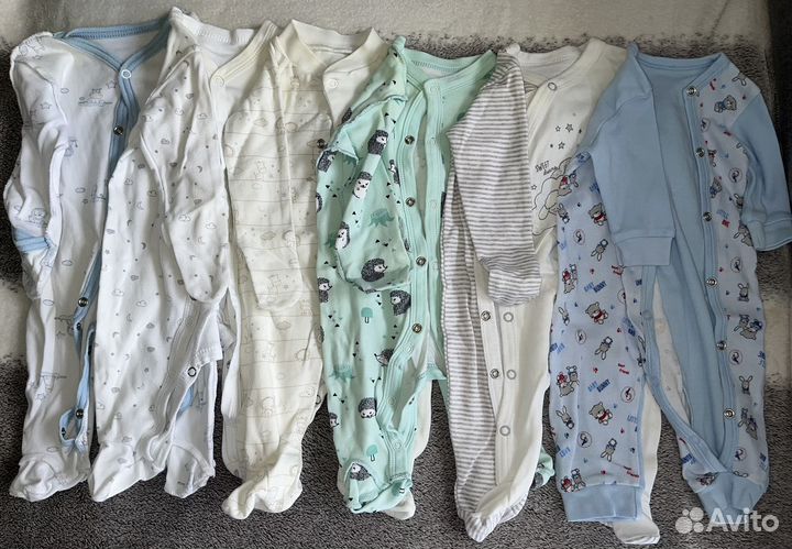 Пакет детских вещей для мальчика 56-80