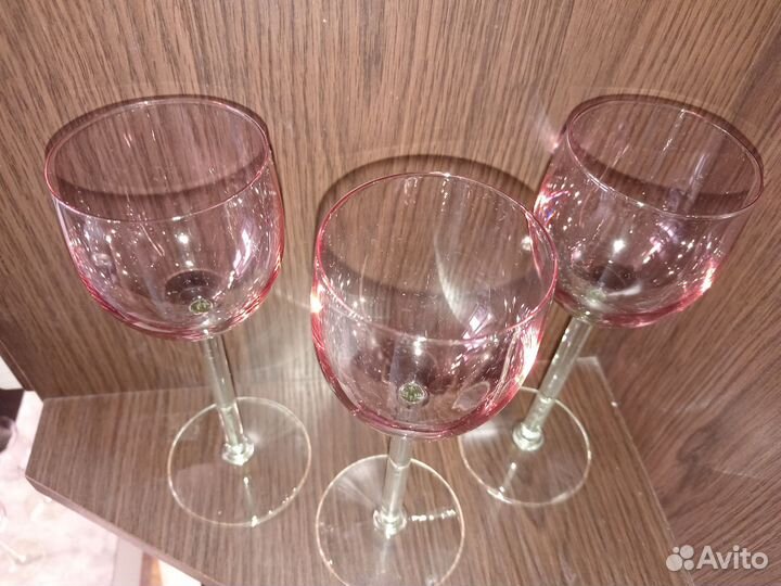 Бокалы из цветного стекла СССР