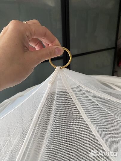 Балдахин из тонкой сетки икеа