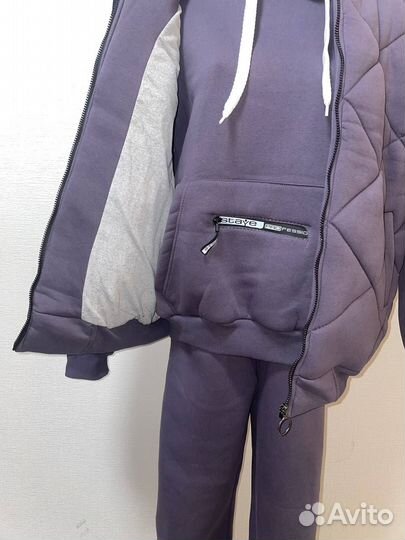 Костюм тройка женский тёплый