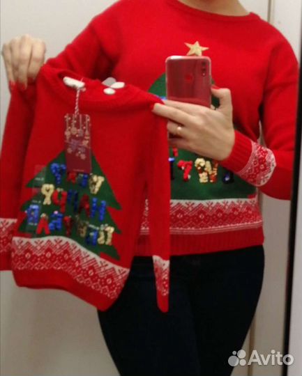 Новогодние свитера #фамелилук 