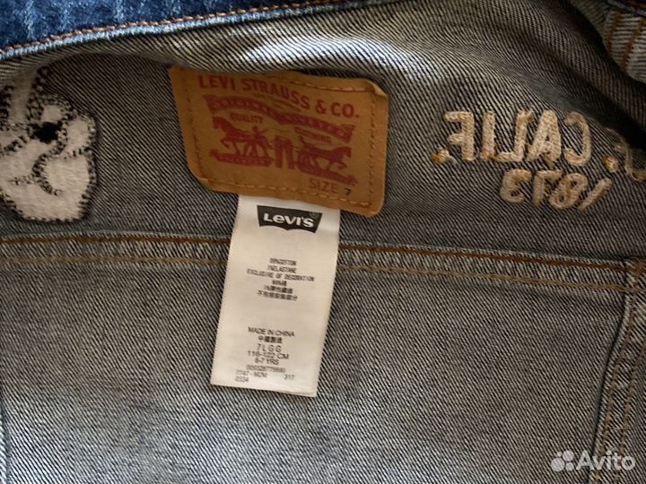 Джинсовая куртка Levis детская 116/122 оригинал