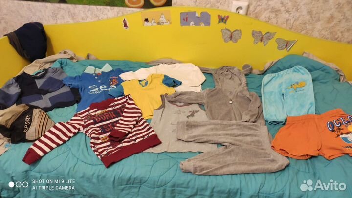 Вещи пакетом на мальчика от 8 мес. до 2,5 лет