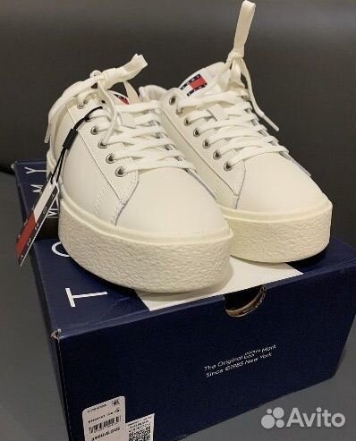 Кеды женские Tomy Hilfiger кожа 38-38,5