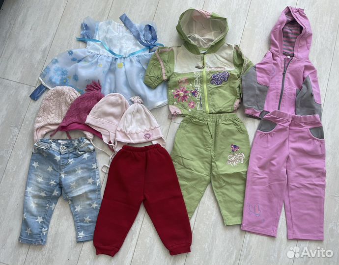 Пакет вещей на девочку 80-86