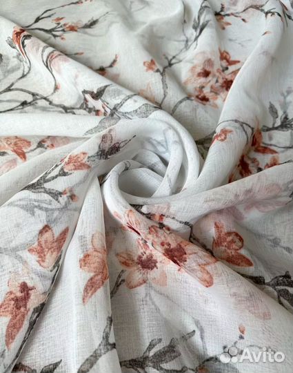 Новый тюль под лен