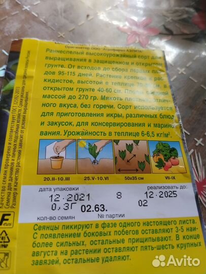 Рассада перца и баклажан