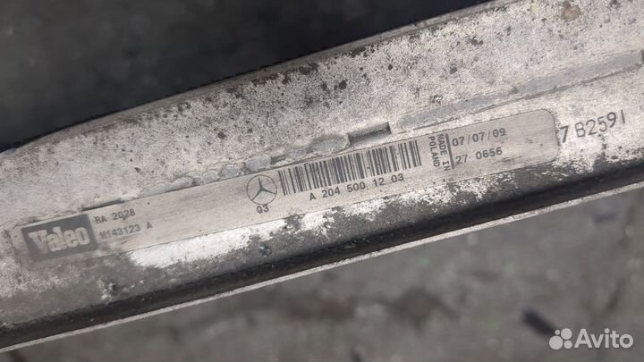 Радиатор охлаждения двигателя Mercedes C W204, 2009