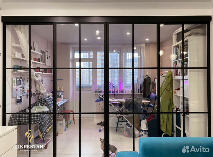 Перегородки раздвижные стильные