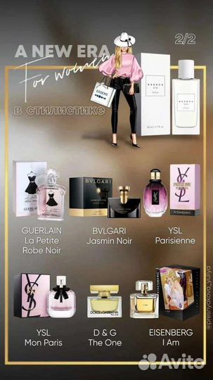 Духи женские мужские новые