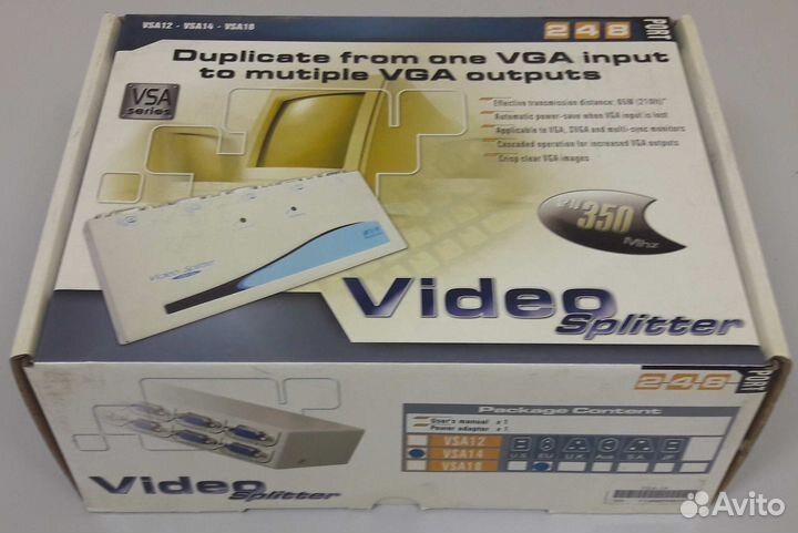 VGA splitter/делитель/дупликатор Rextron VSA14