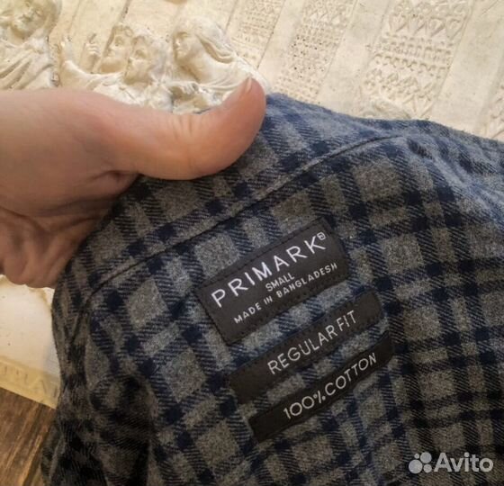 Фланелевая рубашка primark размер S