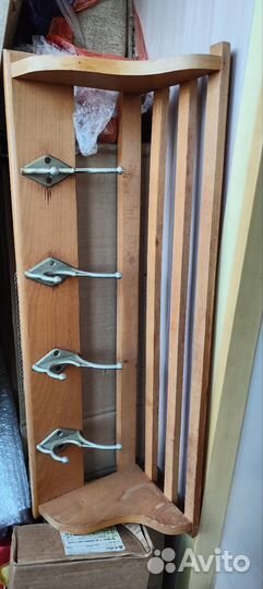 Вешалка настенная деревянная СССР