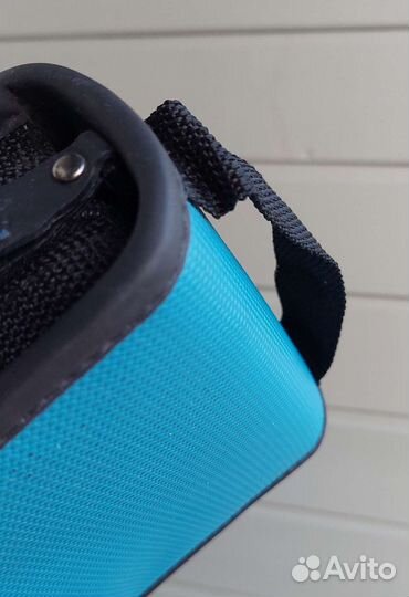 Сумка для cd дисков бирюзовая, бу